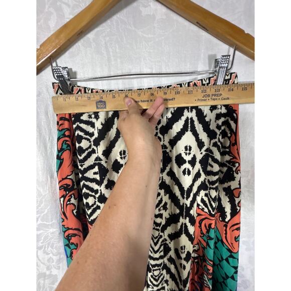 Flying Tomato Maxi Skirt Medium Mixed Print A Line Boho - Picture 8 of 9